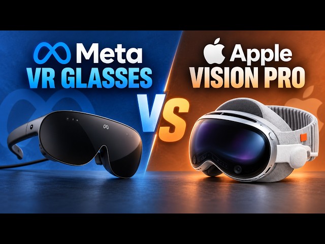 Meta VR Glasses vs Apple Vision Pro: Weight, Displays, Price & Comfort