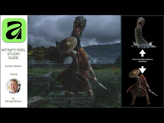 Affinity 3 Compositing Tutorial (Scottish Warrior)