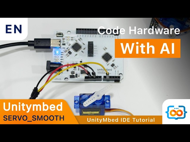 EP. 03 Smooth Servo Control: Coding ARM Cortex with AI [EN] | UnityMbed