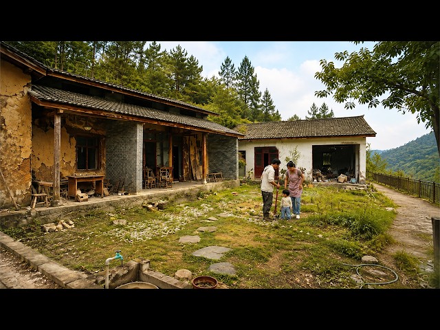 After Losing City Jobs, Our Family of 3 Renovated and Restored The Old Countryside House
