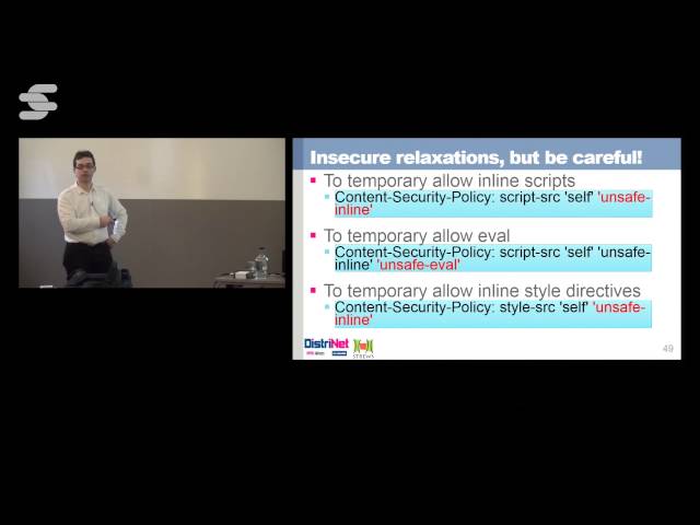 Recent web security technologies, 2015 update - Lieven Desmet