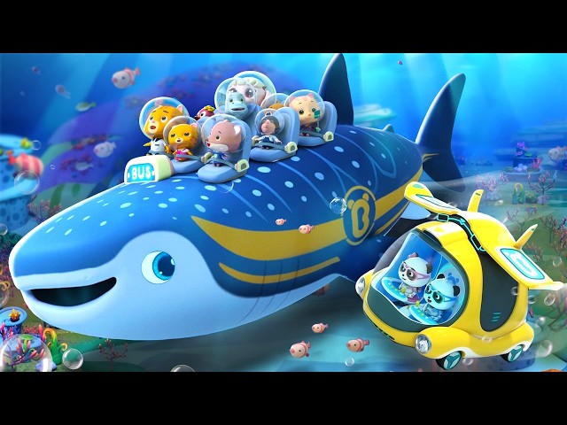 Whale Shark Bus Adventure | Super Rescue Team  | Kids Cartoon | BabyBus TV