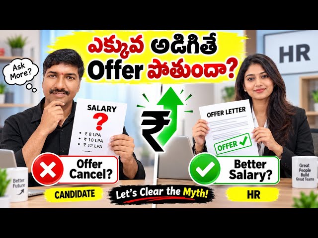 Negotiation చేస్తే Offer Cancel అవుతుందా? IT Jobs Reality