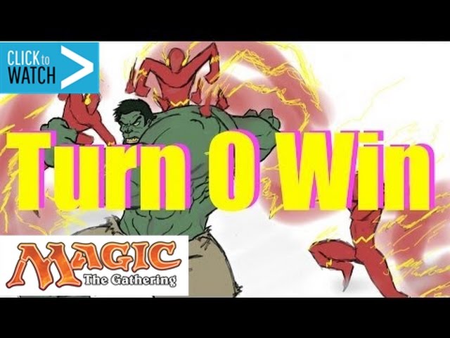 Turn 0 Win - BEST Magic the Gathering Deck Ever