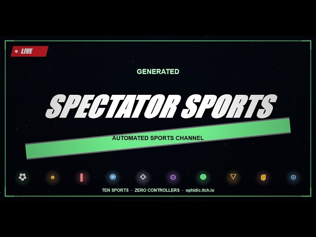 SPECTATOR SPORTS - Release Trailer #1