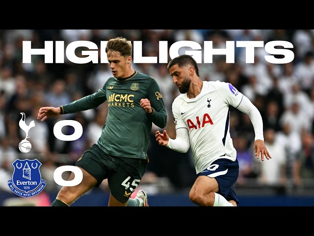 Spurs 0-0 Everton | Premier League Highlights
