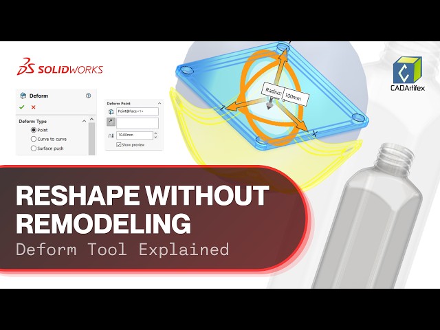Stop Remodeling! Use This SOLIDWORKS Tool to Reshape Your Model
