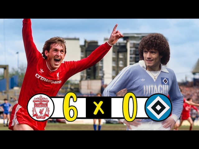 1977 Liverpool FC 6 - 0  SV Hamburg Complete Highlights | Dalglish vs Keegan