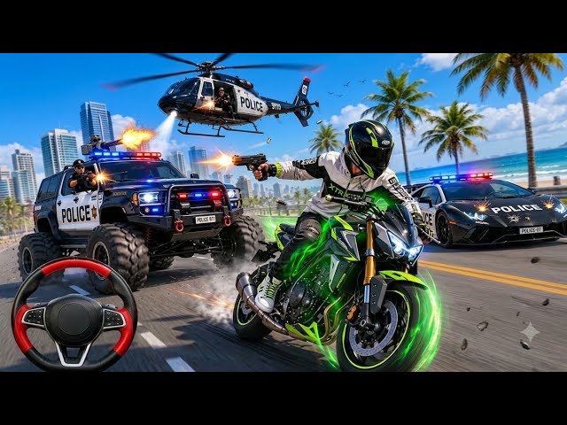 Police Chase Simulator 3D - Real City Crime Pursuit Gameplay (Android)