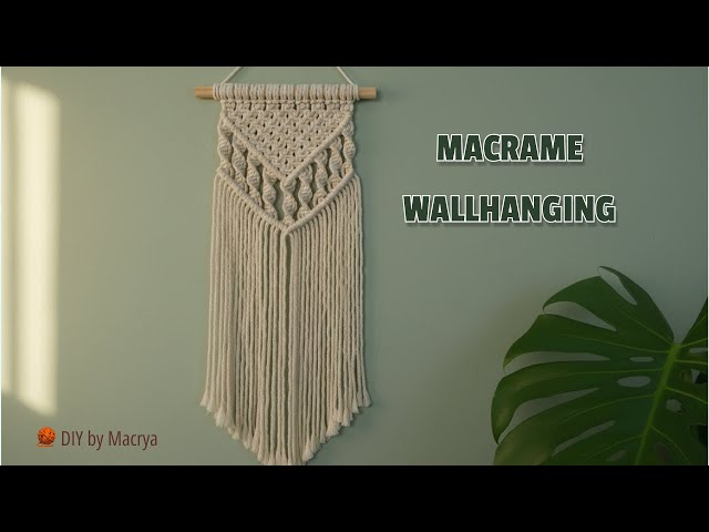 Macrame Wall Hanging Tutorial | Easy for Beginners