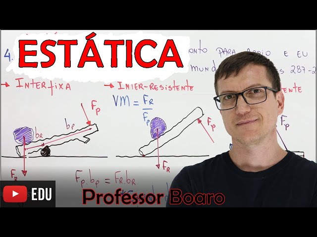 ESTÁTICA - MEGA AULA COMPLETA -  Professor Boaro