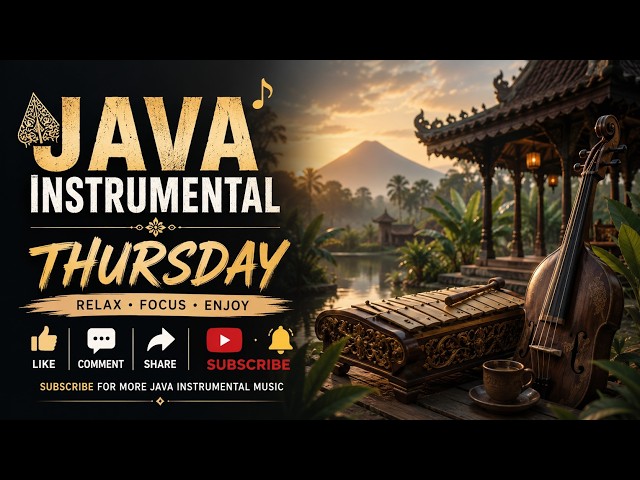 LIVE | Java Instrumental Fusion | Traditional Indonesian Music with Modern Relaxing Sounds
