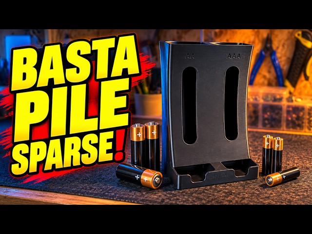 The battery holder I wish I'd had before! 3D printed