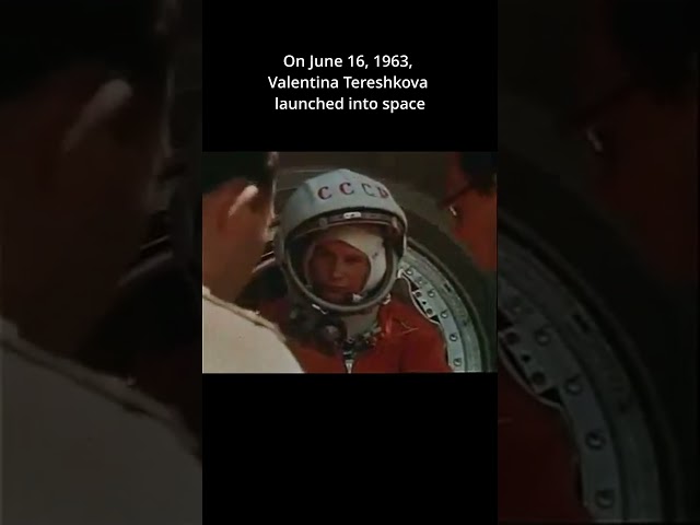On this day in History... The first woman in space #space #nasa #history #song