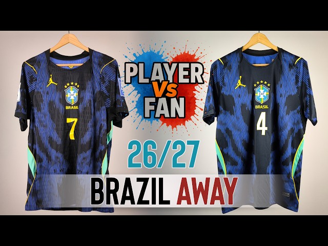 Brazil Away Jersey World Cup 2026 - Player Version Vs Fan Version