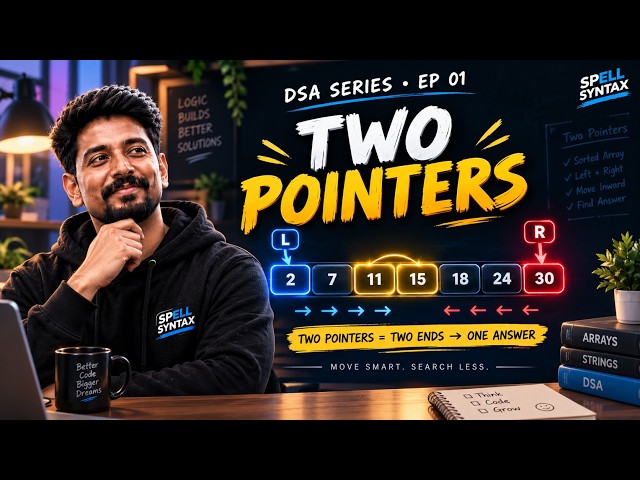 Two Pointers Explained in 30 Seconds ⚡ | LeetCode 167 | Python  | SpellSyntax