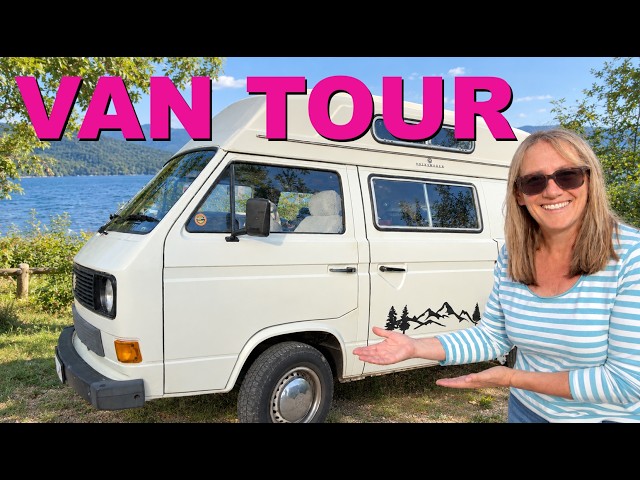 Campervan Tour 🚐 | A home on wheels for a travelling knitter & a dog