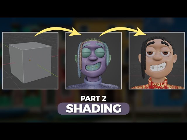 Stylized Character In Blender - Part 2 - Shading