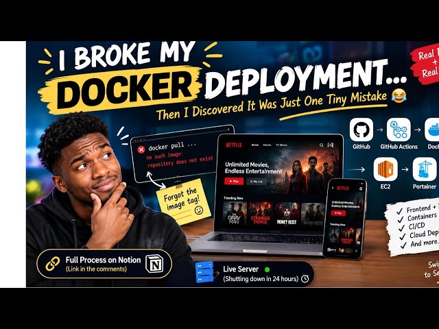 I Broke My Docker Deployment | AWS ECR, EC2 & CI/CD Project