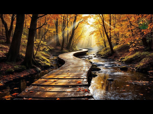 (No Ads) Beautiful Relaxing Music 🍁 Autumn Melodies for Stress Relief & Healing