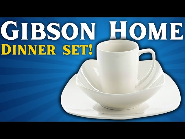 BEFORE YOU BUY Gibson Home Amelia Court Porcelain Dinnerware Set...WATCH THIS!