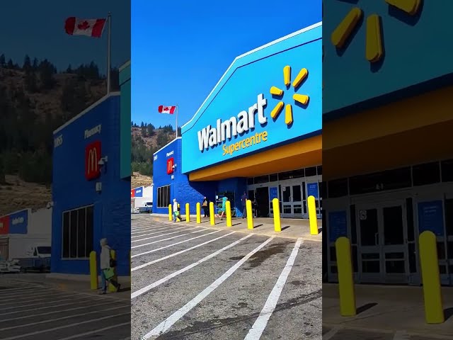 Walmart Shopping in Canada 🇨🇦 #kamloops #canada #britishcolumbia