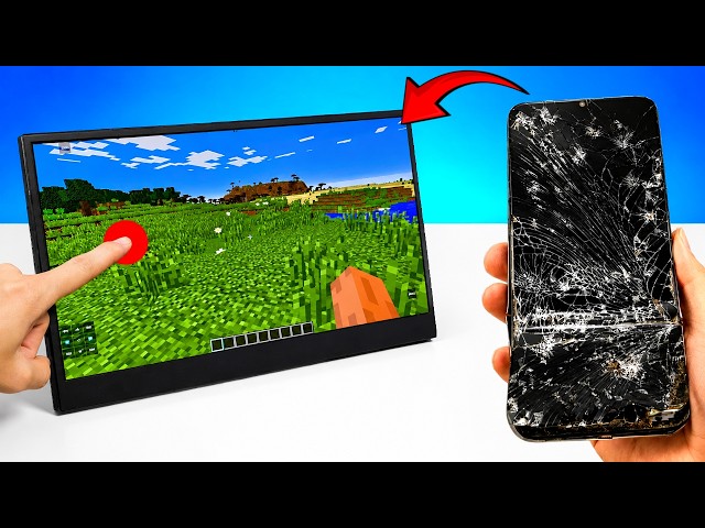 I Built a Tablet From a Broken Phone!
