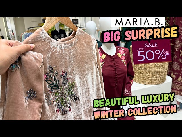 Maria B Latest Luxury & Winter Collection 2026 🔥📣 maris b Basics 50%OFF SALE 2026 😱📣❤️