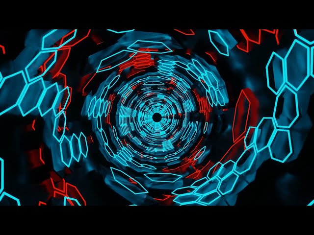 VJ LOOP NEON Colorful Tunnel Compilation Abstract Background Video Lines Pattern 4k Screensaver