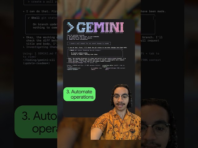 5 things you can do with Gemini CLI!