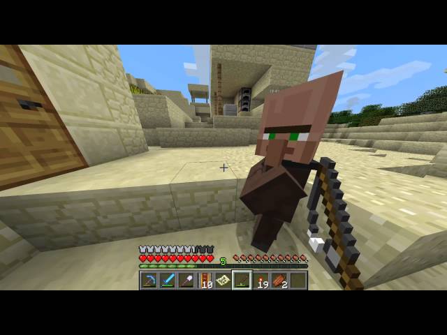 Repopulating an abandoned village in Minecraft