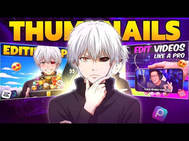 How to Make Professional YouTube Thumbnails Like a Pro (Mobile Tutorial)😍
