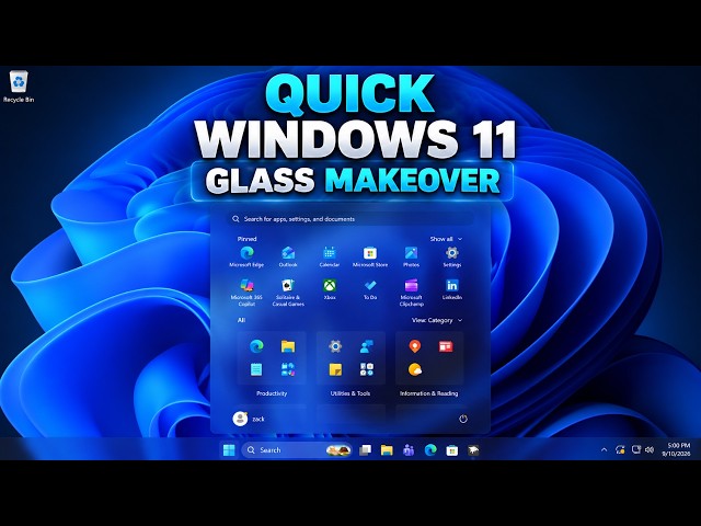 How to Get a FULL Glass Effect on Windows 11