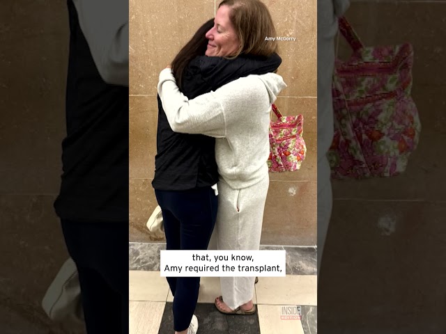 Woman Surprised To Learn Liver Transplant Donor Is Longtime Friend #shorts