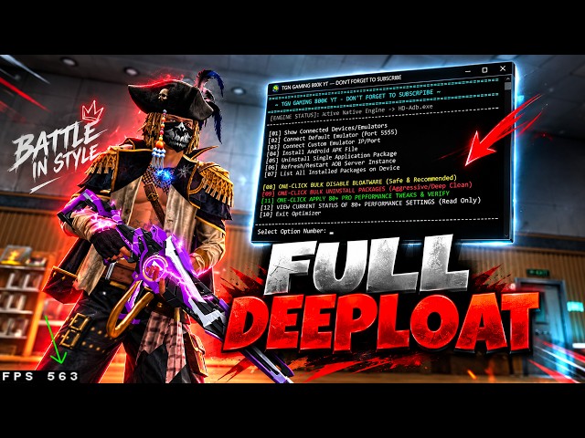 FULL Emulator Debloat & Optimization ⚡ Free Fire Lag Fix For Low End PC + FPS Boost