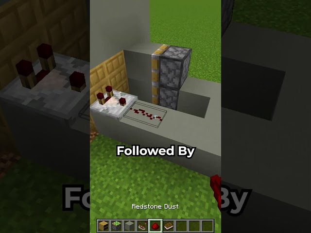 Making a Secret Bookshelf Door in Minecraft ?⛏️💎