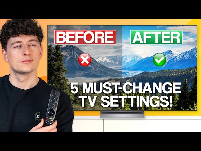 5 TV Settings Ruining Your Picture! FIX THESE NOW
