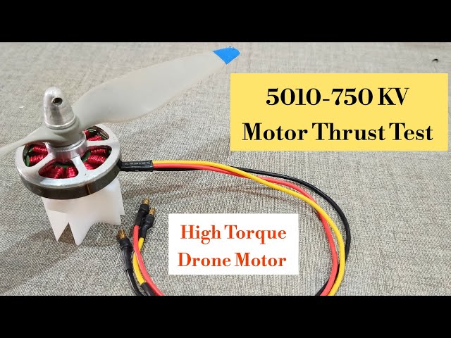 5010-750kv Brushless Motor Thrust Test | Heavy Lift Agriculture Drone Motor Thrust Test