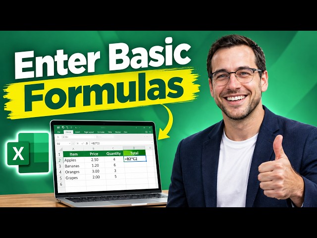 How To Enter Basic Formulas [2026 Guide]