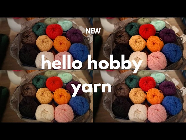 NEW hello hobby yarn ❤️ from Walmart 