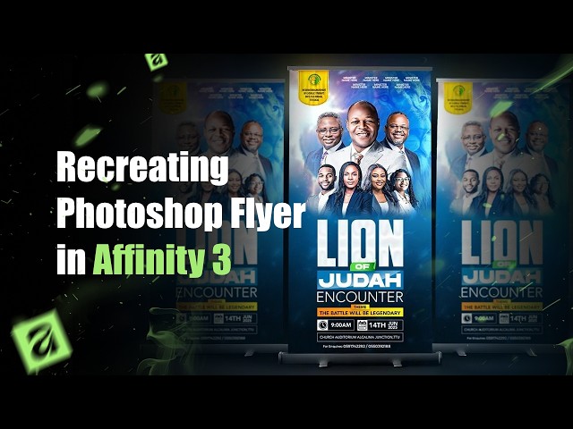 I Recreated This Photoshop Flyer in Affinity 3