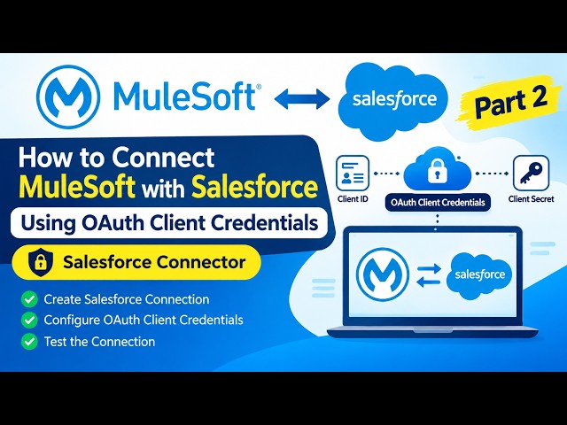 How to Connect MuleSoft with Salesforce Using OAuth Client Credentials  Salesforce Connector  Part 2
