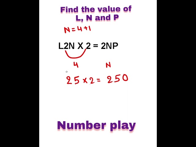 number play | class 8 number play | Cryptarithm for class 8 | maths puzzle | find the value #maths
