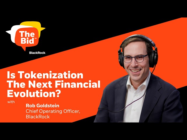 Is Tokenization the Next Financial Evolution ft Rob Goldstein, BlackRock COO | The Bid podcast