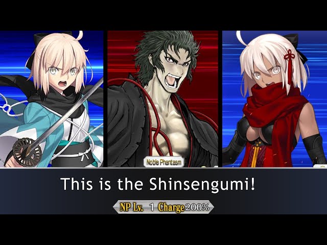 FGO Unity NP 8 : This is the Shinsengumi ! 新選組!