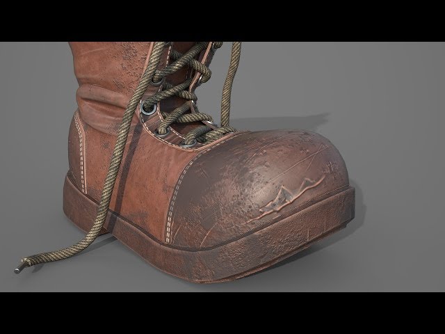 Maya Speed Modeling + Substance Painter Texturing: Stylized Shoe