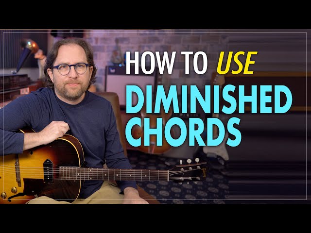 How to actually USE diminished chords in a composition - Diminished 7 & Half - Guitar Lesson EP413