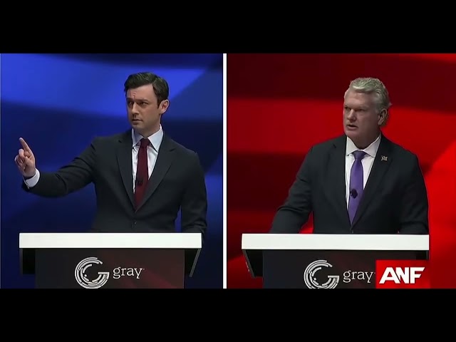 Ossoff asked about Israel Gaza during debate