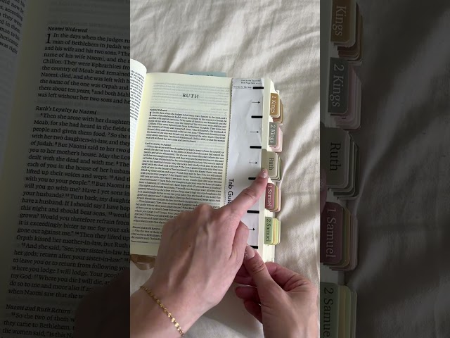 Easy to Attach Bible Tabs #biblejournaling #tabs #mrpen