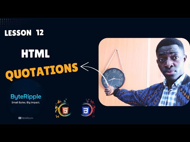 HTML Quotations Explained | Blockquote, Q, Abbr & Cite for Beginners